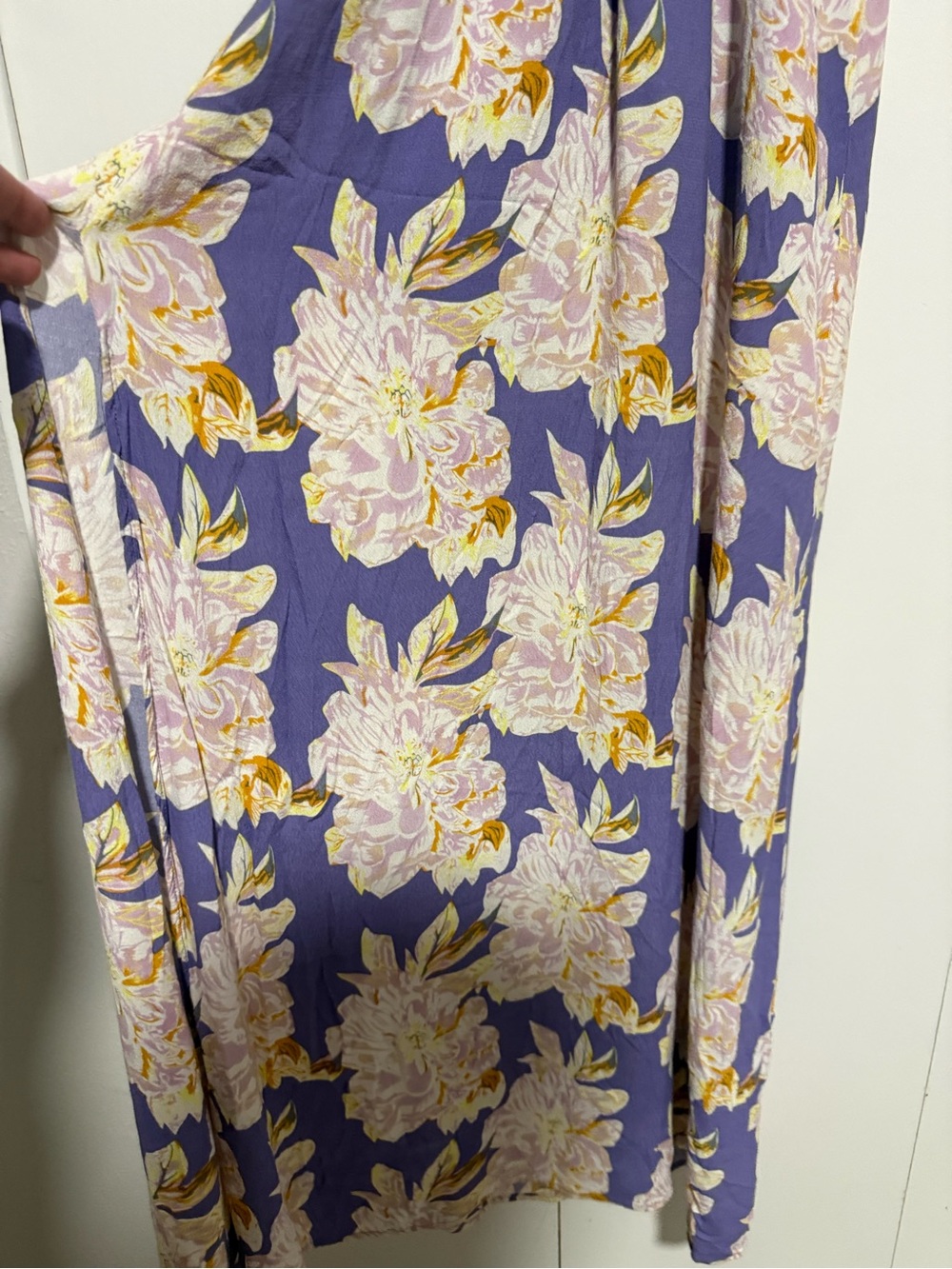 ASTR Pandora Sheath Maxi Dress in Purple Floral - Picture 4 of 5